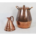 19th Century seamed copper pot