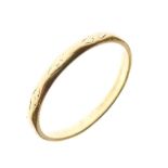 22ct gold wedding band