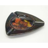 Walter Moorcroft flambe ashtray