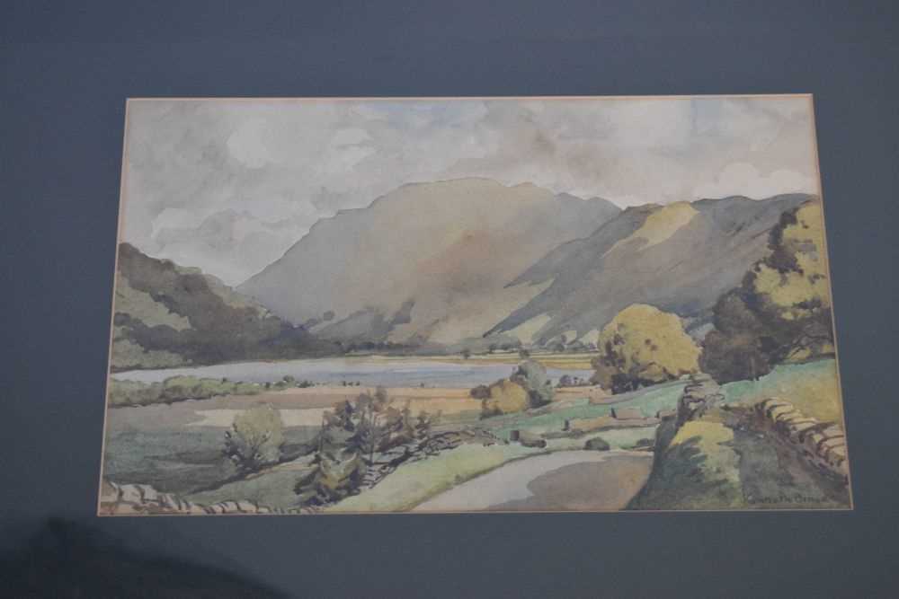 Kenneth Stephen Broad (exh.1911-35) - Two watercolours - Lakeland landscapes - Bild 9 aus 11