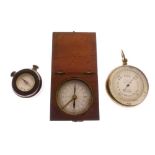 Pocket barometer by Lennie, Edinburgh, etc