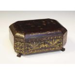 18th Century Chinese gilt lacquer box