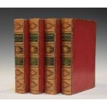Books - Cowden Clarke - Four late 19th Century leather bound volumes