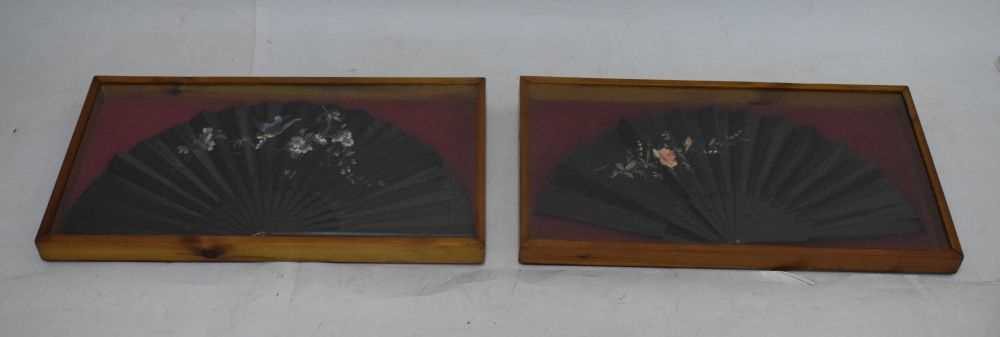 Two cased black fans - Bild 2 aus 7