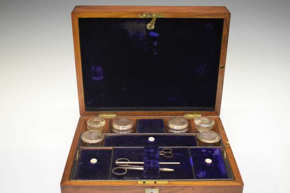 Victorian walnut dressing box - Image 2 of 9