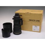 Nikon AF-S Nikkor 300mm 1:2.8 GII ED camera lens