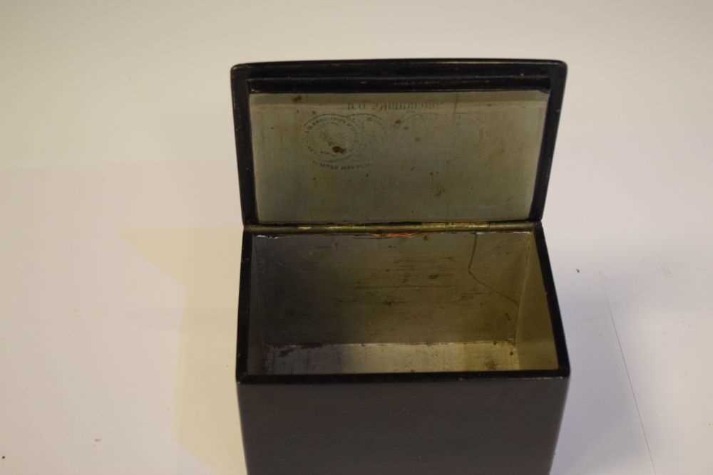 Russian lacquer tea caddy - Image 4 of 6