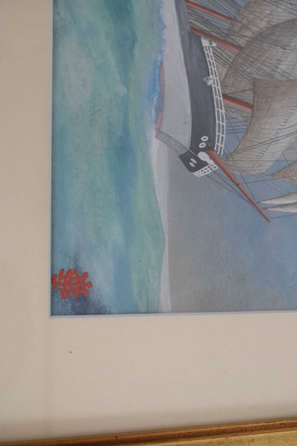 Major C.J. Addison - Two watercolours - Bild 6 aus 11