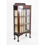 Early 20th Century bowfront display cabinet