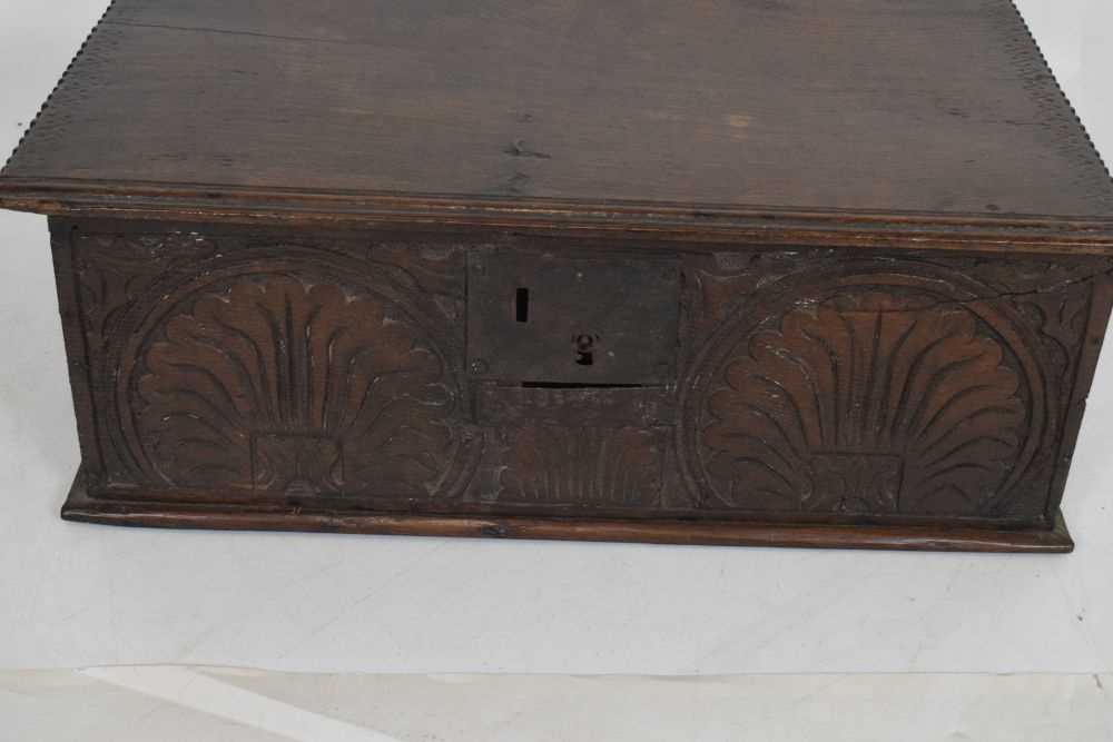 18th Century oak Bible box - Bild 7 aus 7