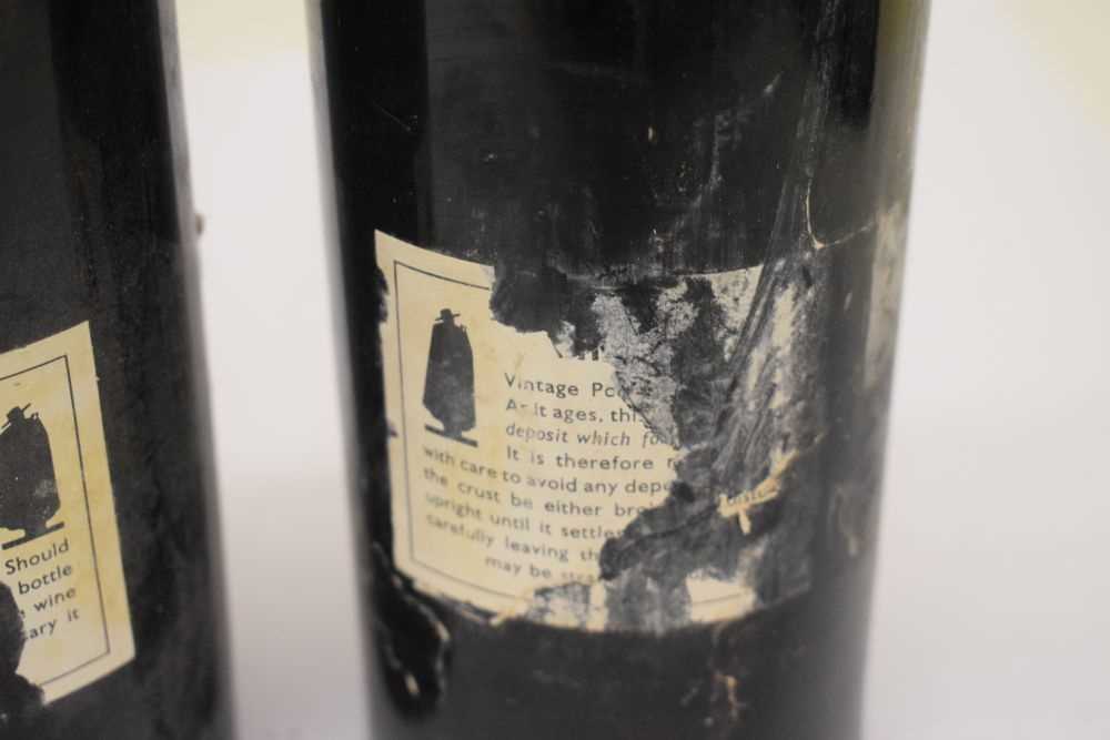 Two bottles of Sandeman Vintage Port, 1966 - Image 4 of 8