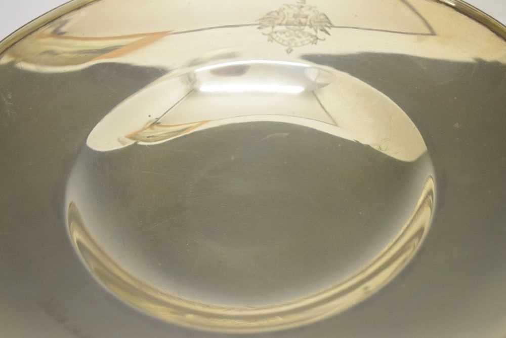 Indian sterling silver comport, presented by Maharajah of Jodhpur - Image 4 of 9