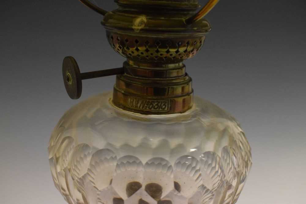 Pair of brass oil lamps - Image 6 of 11