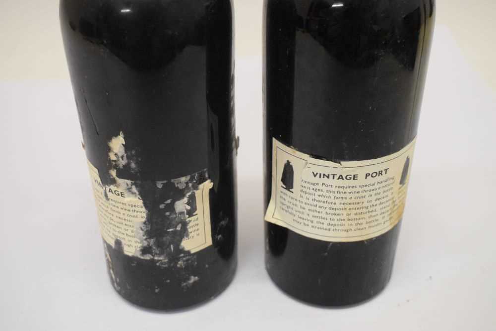 Two bottles of Sandeman Vintage Port, 1966 - Image 5 of 8