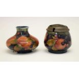 William Moorcroft 'Pomegranate' vase and jar