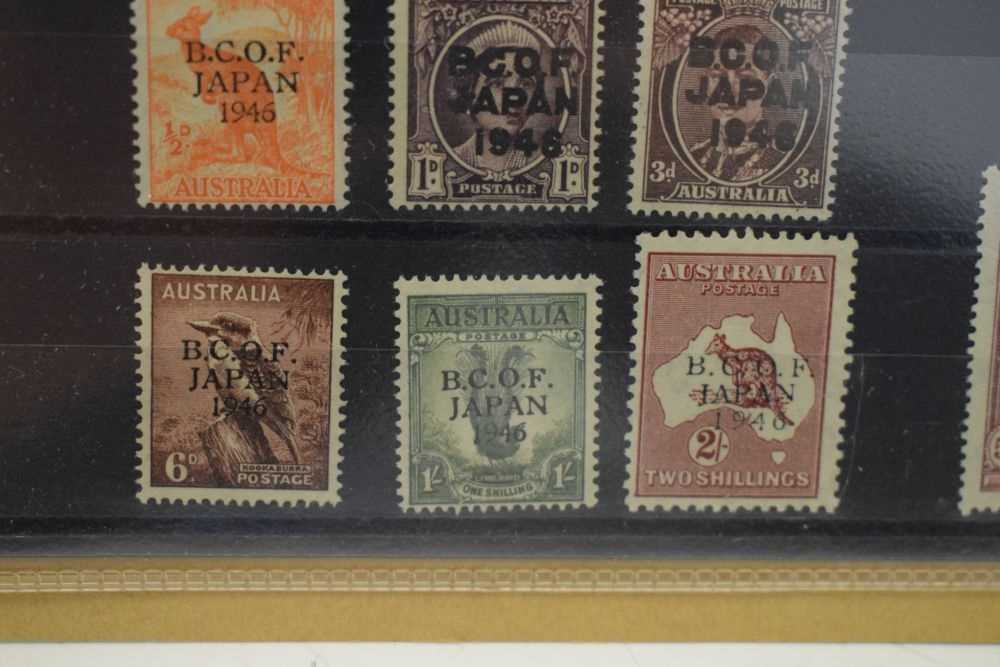 Australia - B.C.O.F. Japan 1946 overprint ½d to 5/- postage stamp set - Image 5 of 6