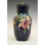 Moorcroft pottery 'Orchid' pattern table lamp