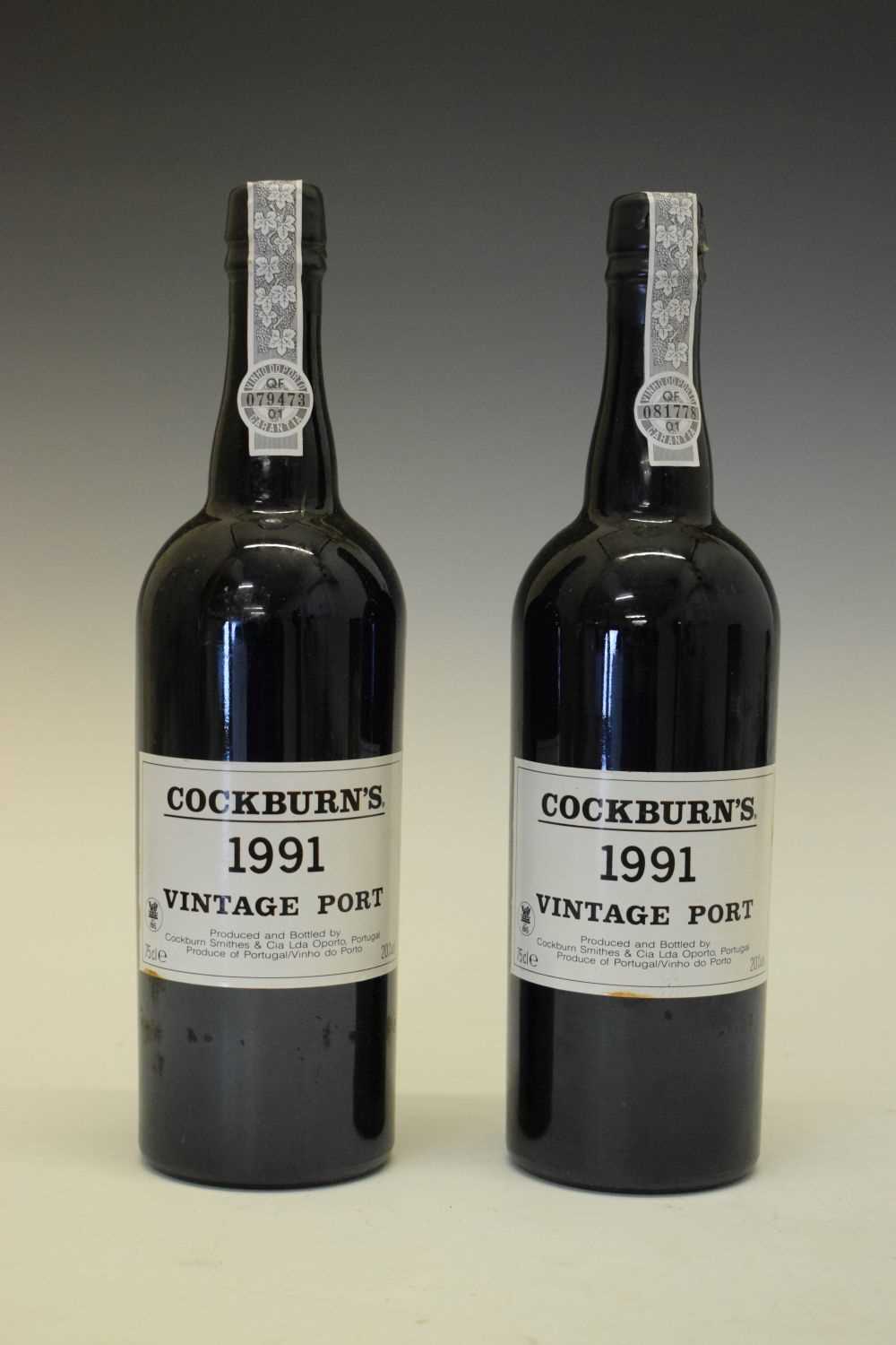 Two bottles of Cockburn's Vintage Port, 1991 - Image 6 of 6