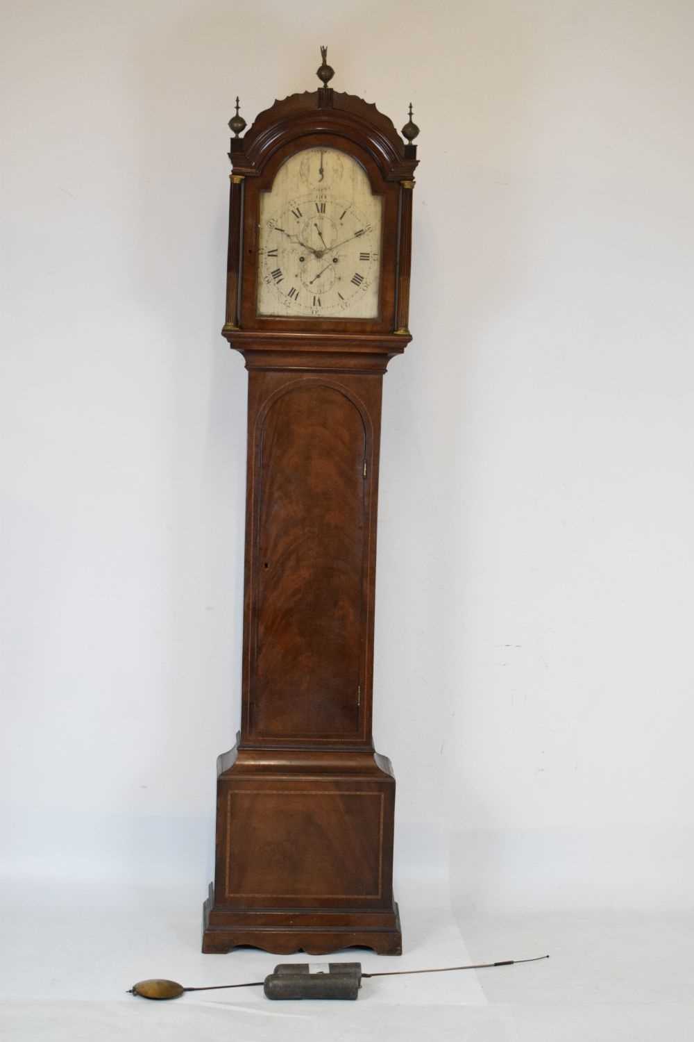 George III mahogany-cased 8-day longcase clock. William Tooke of Lynn - Image 2 of 13