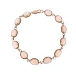 Twelve-stone opal bracelet
