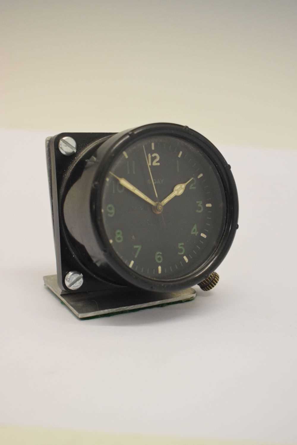 World War II R.A.F. MK2D 8 day Bakelite cased cockpit clock - Image 6 of 7