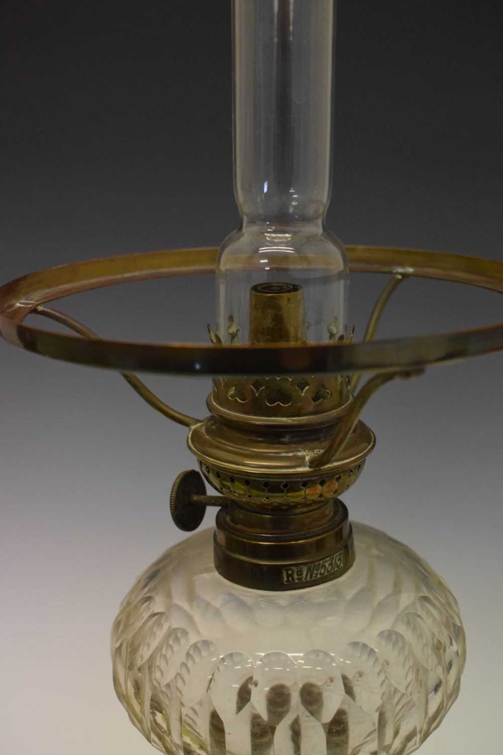 Pair of brass oil lamps - Image 7 of 11