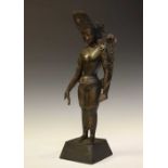 Large 19th Century bronze figure of Padmapani