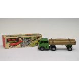 Triang Minic - Scale model clockwork 'Mechanical Horse and Log Trailer'