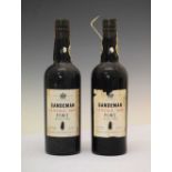 Two bottles of Sandeman Vintage Port, 1966