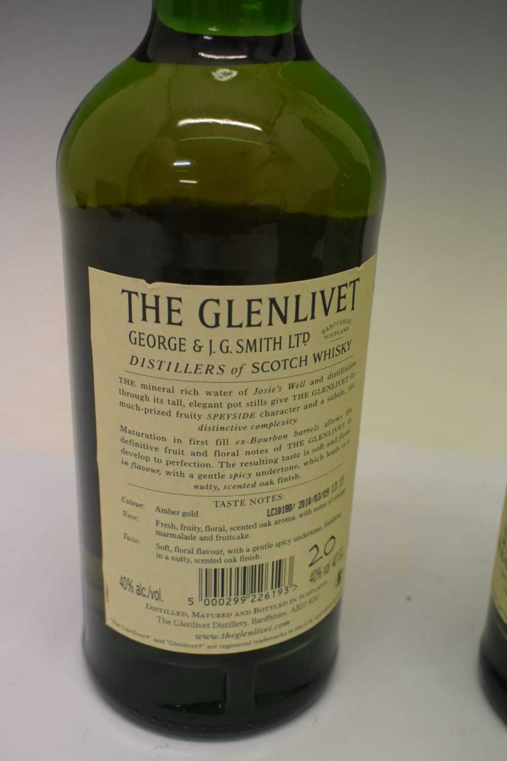 Two 1 litre bottles of The Glenlivet 'First Fill' 12 year Speyside Single Malt Scotch Whisky - Image 3 of 6