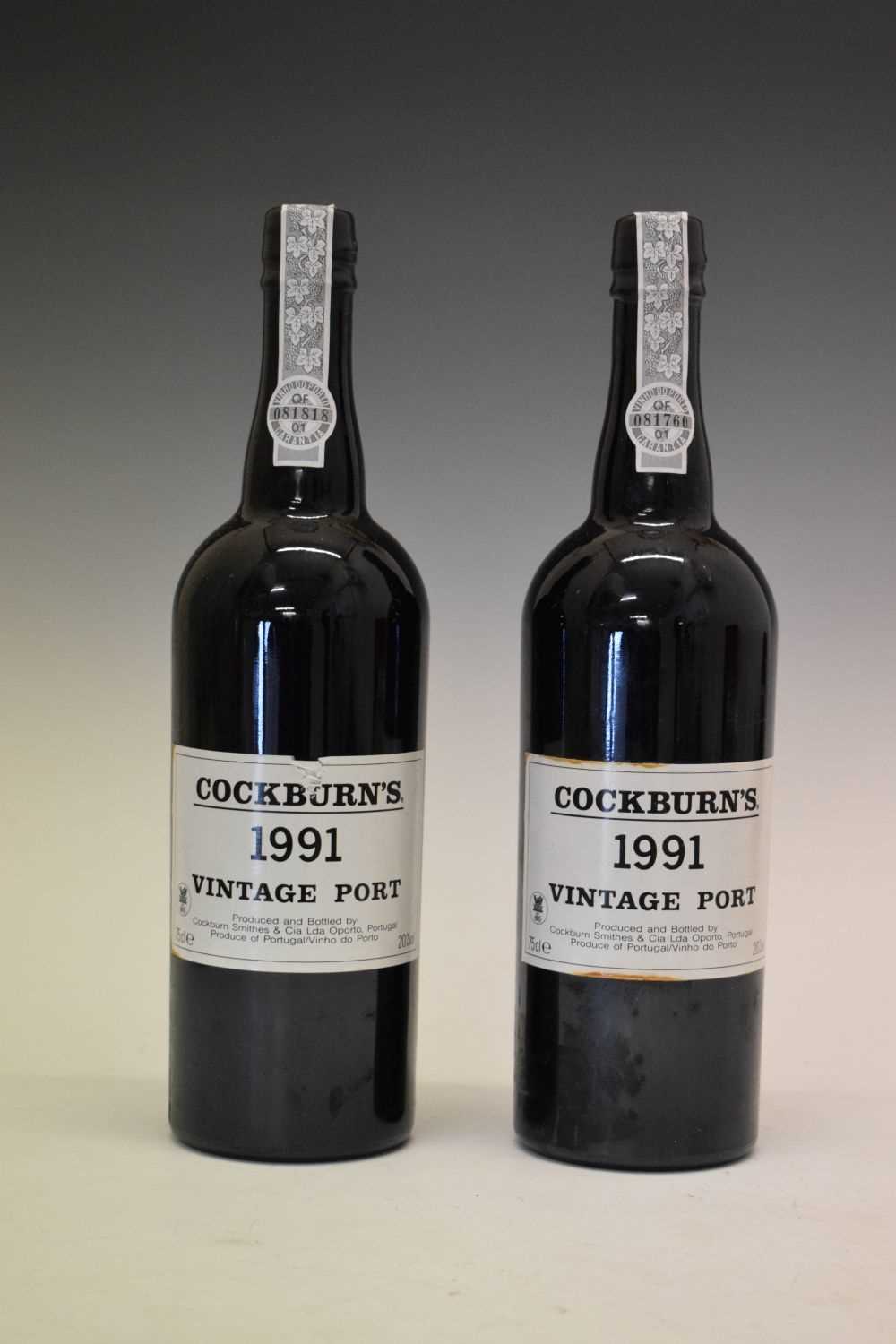 Two bottles of Cockburn's Vintage Port, 1991 - Image 7 of 7