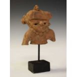 Antiquities - Pre Columbian terracotta bust