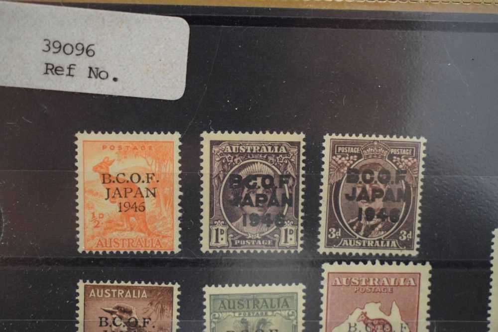 Australia - B.C.O.F. Japan 1946 overprint ½d to 5/- postage stamp set - Image 3 of 6