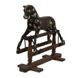 Rocking horse black with spots