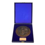 Leo Solomon, Limited Edition bronze medallion of L. S. Lowry