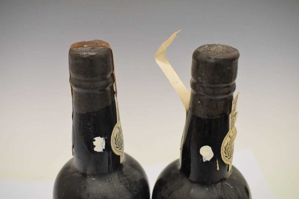 Two bottles of Sandeman Vintage Port, 1966 - Image 5 of 8