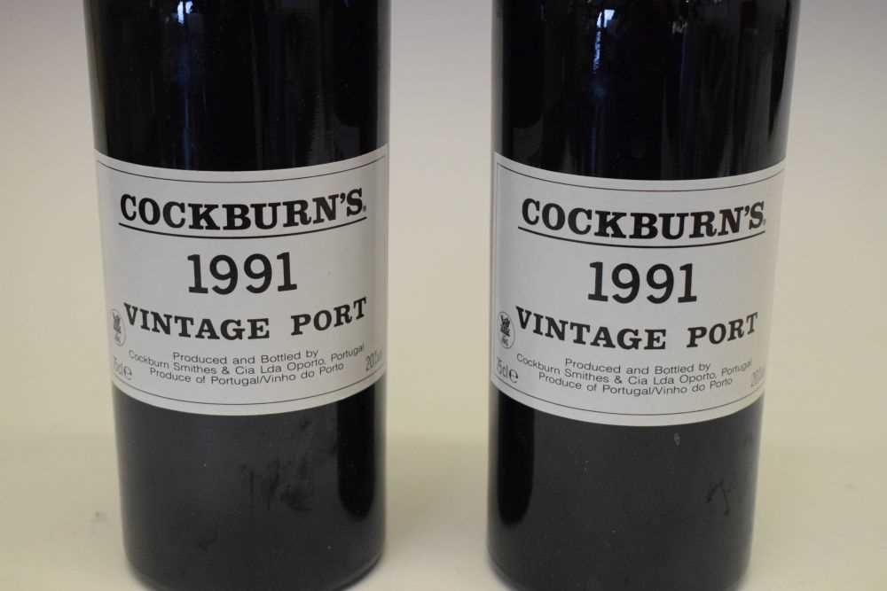Two bottles of Cockburn's Vintage Port, 1991 - Image 3 of 6