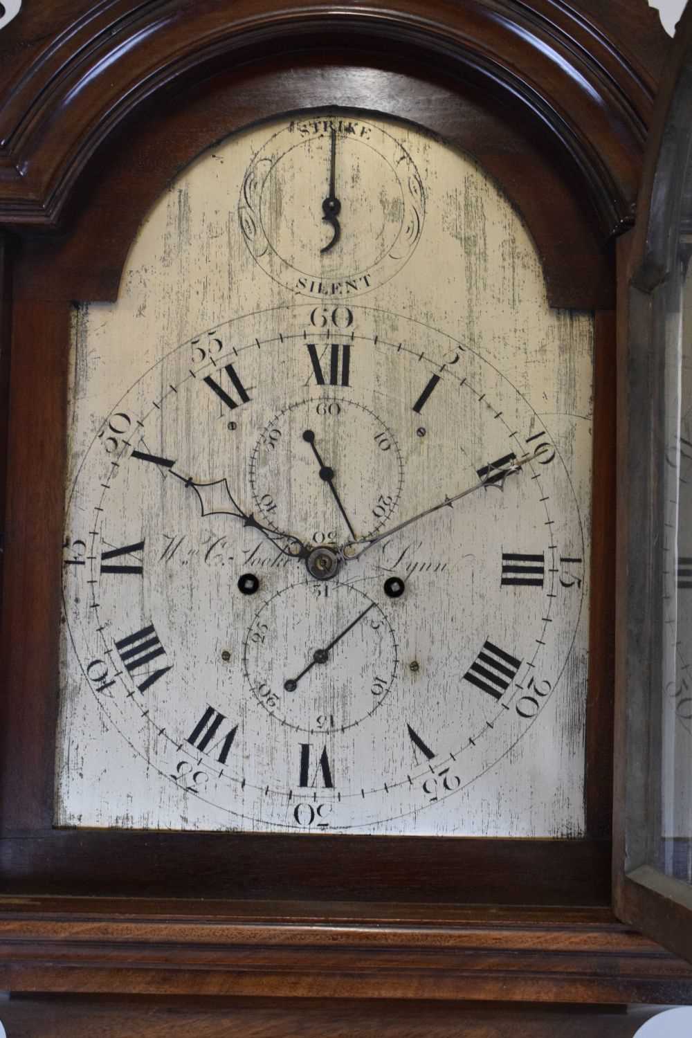 George III mahogany-cased 8-day longcase clock. William Tooke of Lynn - Image 8 of 13