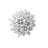 Diamond cluster ring