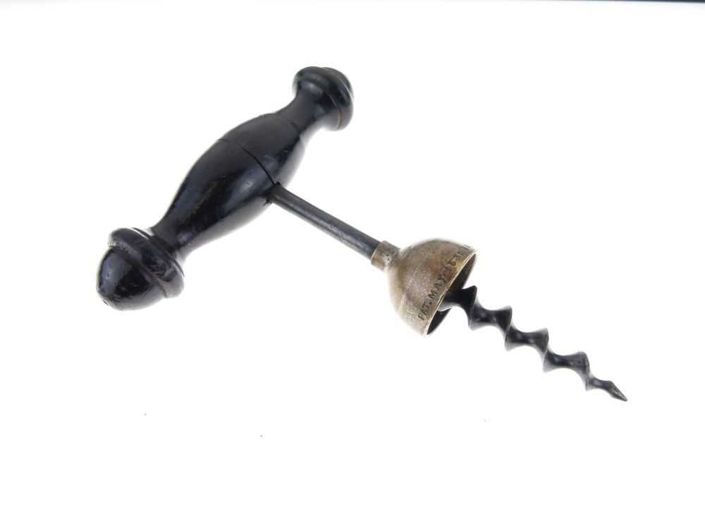 American William Bennitt bell cap 'Magic' self pulling corkscrew Pat. 15th May 1883 - Image 9 of 9