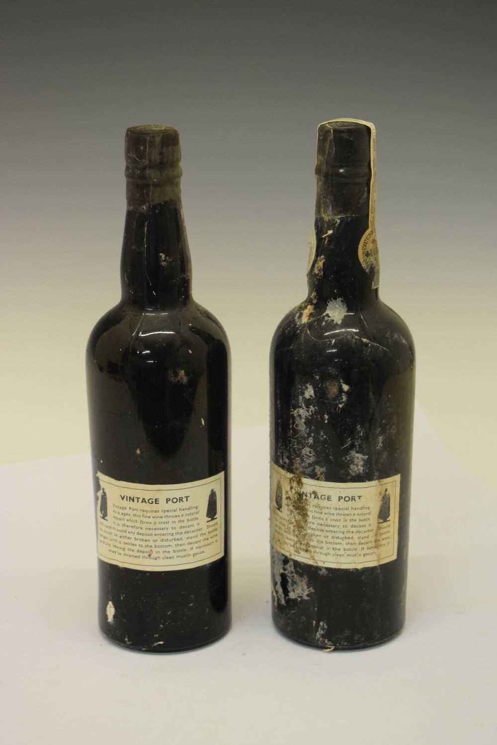 Two bottles of Sandeman Vintage Port, 1966 - Image 3 of 6