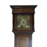Mid 18th Century oak-cased 8-day longcase clock, Thomas Mawkes, Chesterfield