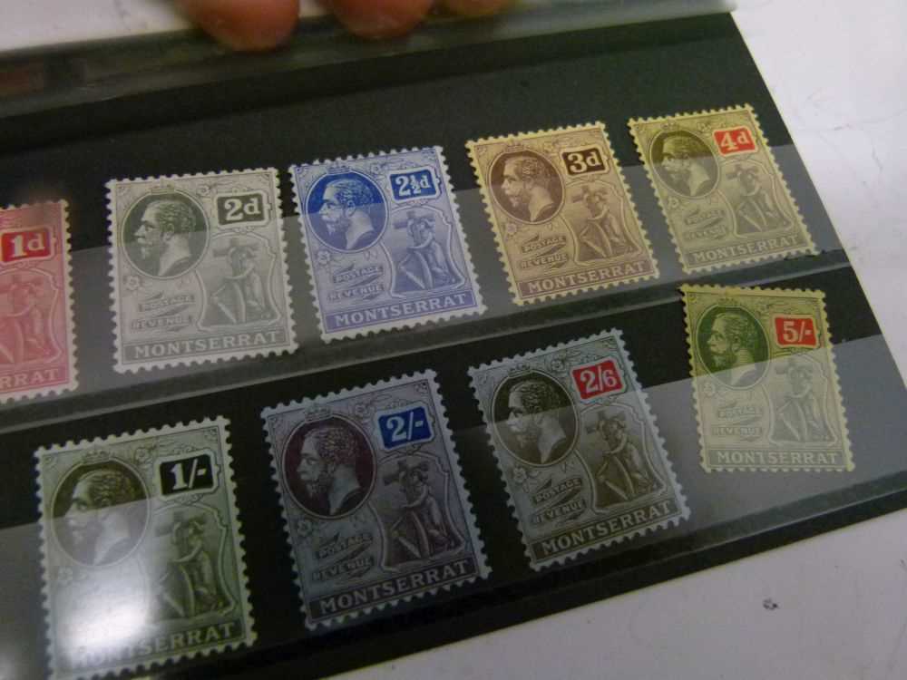 Montserrat - 1884-1885 2½d stamp, 1916-23 mint set and 1932 Tercentenary mint set - Image 9 of 10