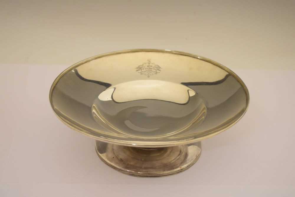 Indian sterling silver comport, presented by Maharajah of Jodhpur - Image 8 of 9