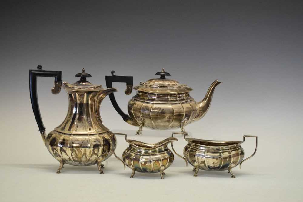 Four-piece silver tea and coffee set - Image 8 of 8