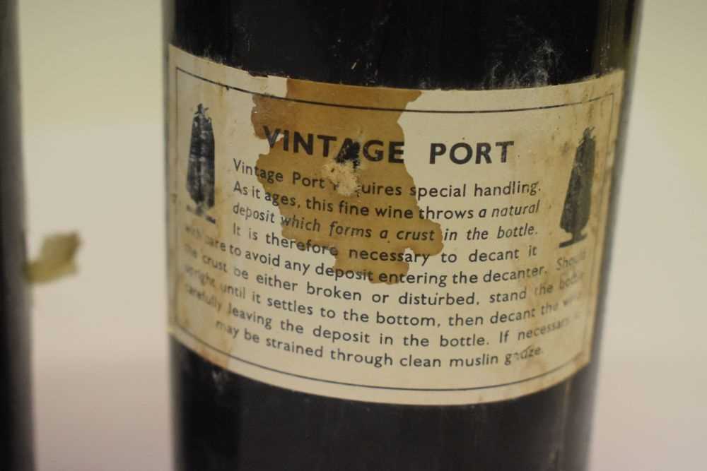 Two bottles of Sandeman Vintage Port, 1966 - Image 3 of 9