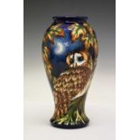 Moorcroft Pottery - 'Night Watch' pattern baluster vase