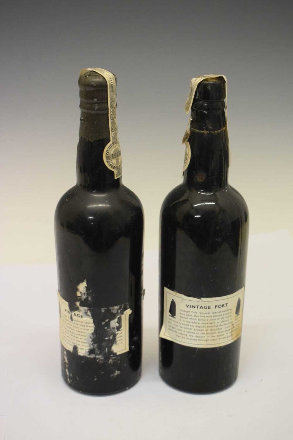 Two bottles of Sandeman Vintage Port, 1966 - Image 8 of 8