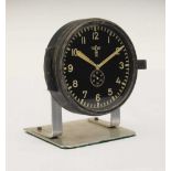 Junghans - World War II German Kreigsmarine aluminium cased 8 day ships clock