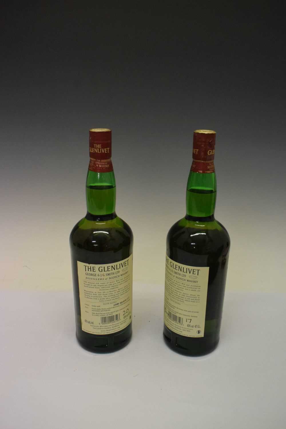 Two 1 litre bottles of The Glenlivet 'First Fill' 12 year Speyside Single Malt Scotch Whisky - Image 6 of 6